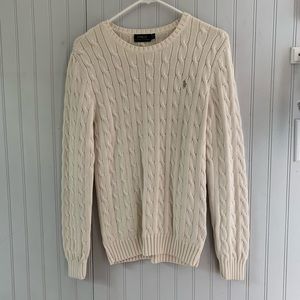 NWOT Cozy Polo Ralph Lauren cable knit sweater